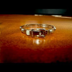 Michael Kors stainless steel buckle bracelet
